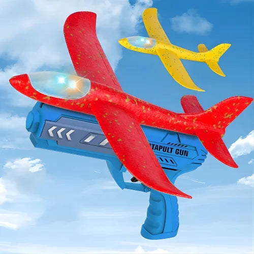 2-in-1 Foam Airplane Launcher