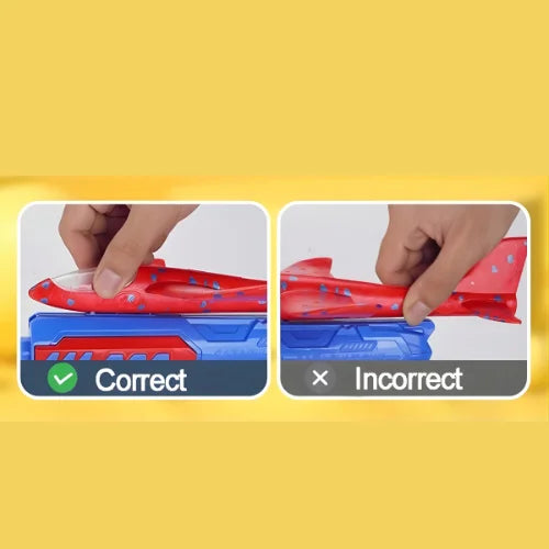 2-in-1 Foam Airplane Launcher
