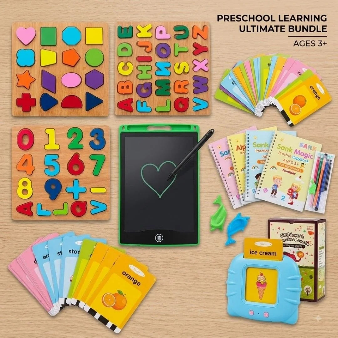 4-in-1 Preschool Learning Bundle