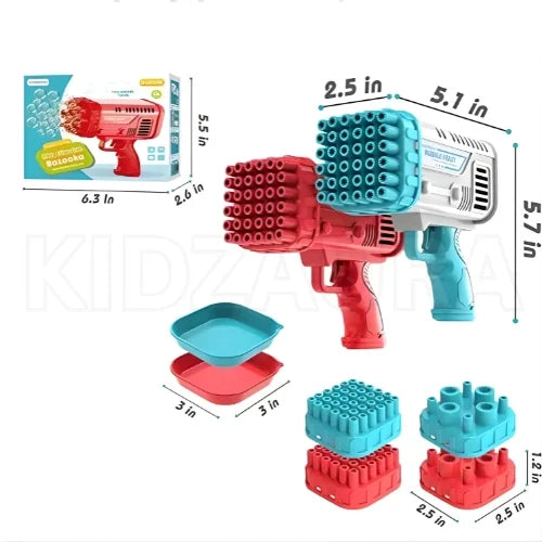 2 in 1 Bubble Gun-Double Frame Edition
