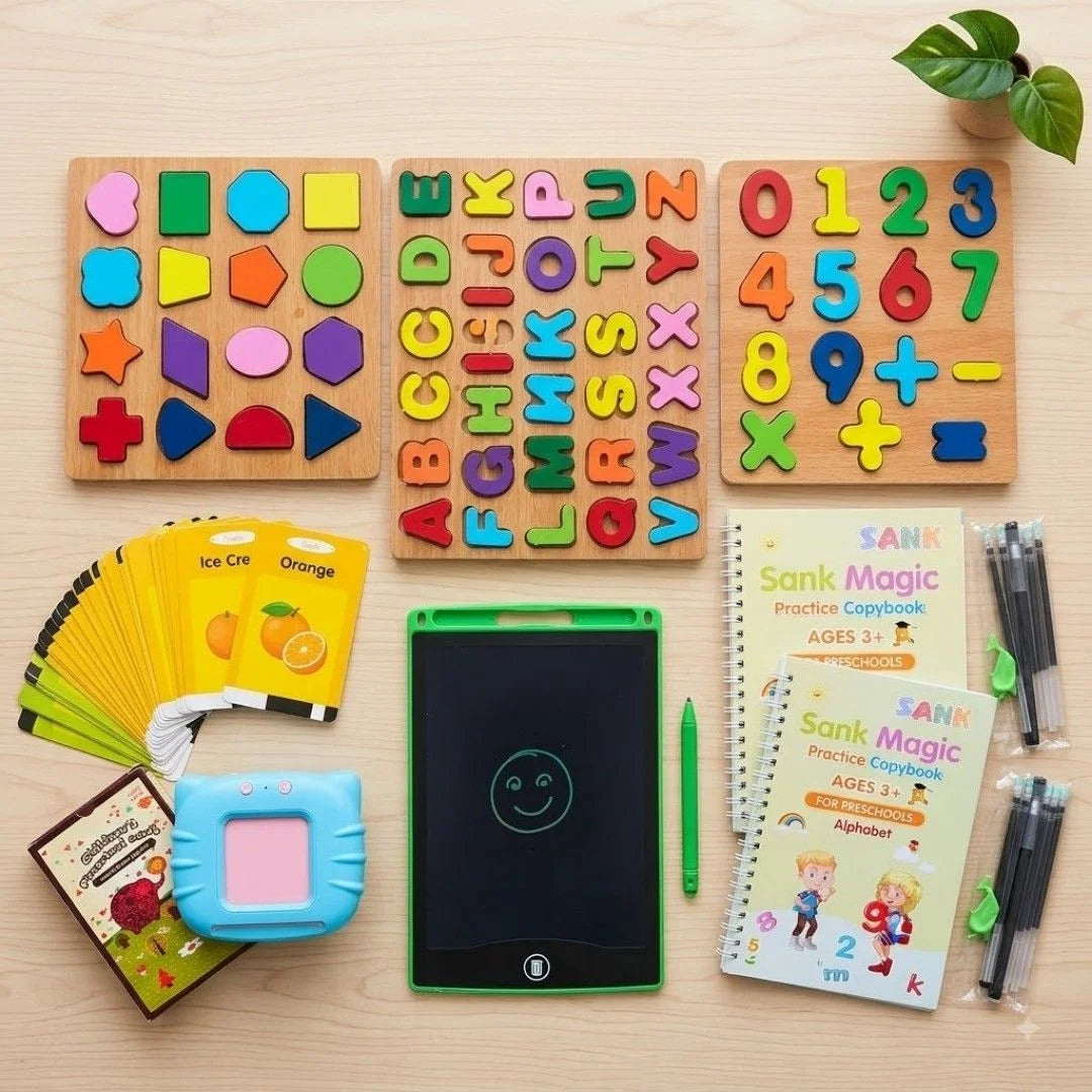 4-in-1 Preschool Learning Bundle