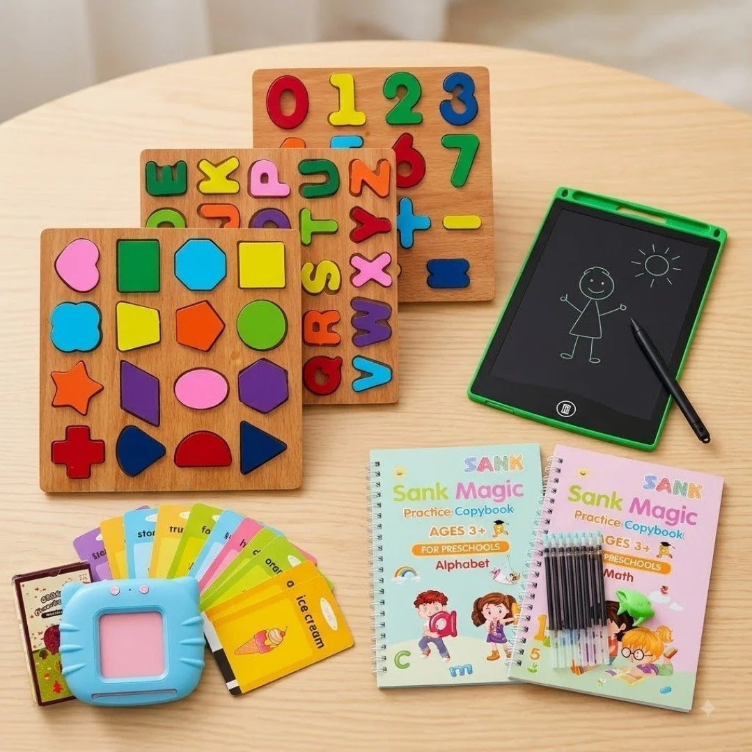 4-in-1 Preschool Learning Bundle