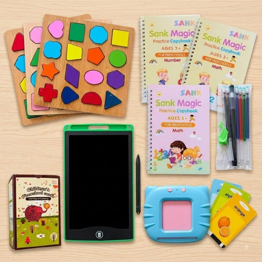 4-in-1 Preschool Learning Bundle