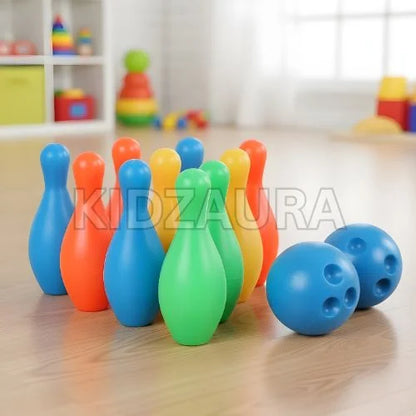 Colorful 6-Pin Indoor/Outdoor Bowling Game Set