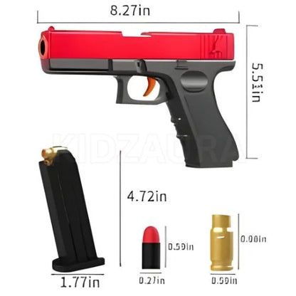 Glock-Style Soft Bullet Ejecting Toy Pistol