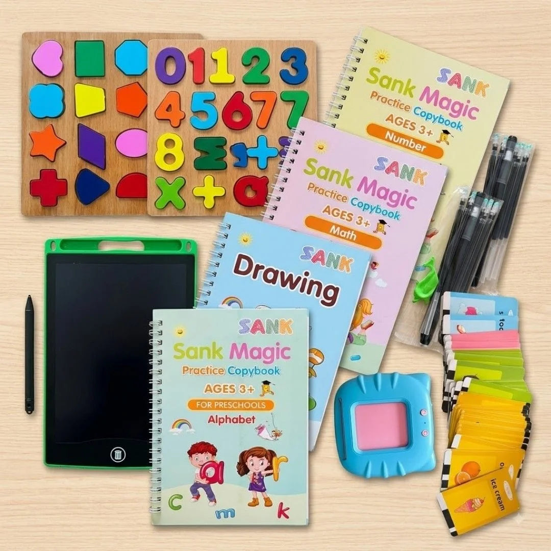 4-in-1 Preschool Learning Bundle