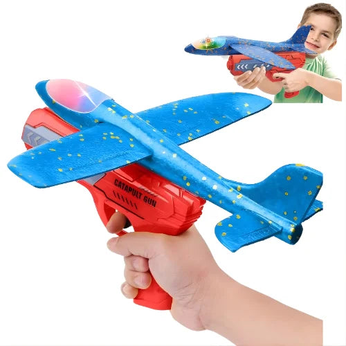 2-in-1 Foam Airplane Launcher